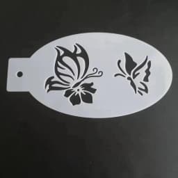PET Stencil For Face Body Face Painting Paint Reusable Templates For Body Arts Cosplay Halloween Christmas Party