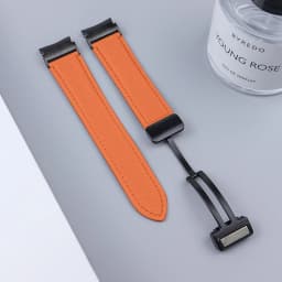 No Gaps Leather Strap for Samsuang Galaxy Watch 6 5 4 40MM 44mm Magnetic Buckle Band Galaxy Watch 6 4 classic 43 47mm 42 46MM