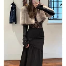 Mao Mao Jacket Women's Light Luxury High-end Celebrity Temperament Imitation Mink Fur Integrated Short Fur Shawl