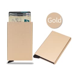 Rfid Smart Wallet Credit Card Holder Metal Thin Slim Men Women Pop Up Minimalist Wallet Small Cardholer Vallet Walets for Men