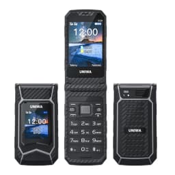 UNIWA X29 Big Push-Button Phone Senior Flip Mobile Phone GSM-Dual Sim FM Radio Russian Hebrew Keyboard Clamshell Cellphone