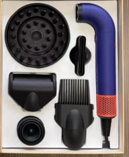 Hair Dryer, 1400W High Power, Quick Drying, Lightweight Body, Low Noise, Comes With Multiple Types of Air Nozzles. Hairdryer