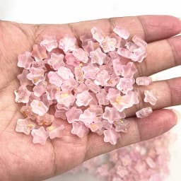 New 30pcs 8mm Five-pointed Star Matte Glass Beads Loose Spacer Beads for Jewelry Making DIY Handmade Bracelets Earrings