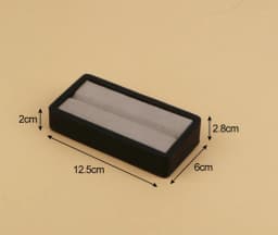 Jewelry Storage Box Gem Box V Groove Diamond Ring Face Bare Stone Color Treasure Bare Diamond Box Counter Sample Display Props