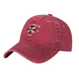Umbrella Corporation Unisex Style Baseball Cap Distressed Washed Caps Hat Retro Outdoor Running Golf Unstructured Soft Sun Cap