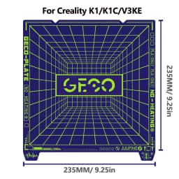 Juupine GECO Plate For Bambu Lab H2D X2D Build Plate PLA Bed Cold Plate For X1C A1 P2S X2D SuperTack Glacier For Bambu H2s Plate