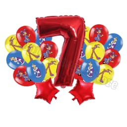 The Amazing Digitals Circus Digit 1-9 Balloons Kids Kawaii Birthday Decoration Baby Shower Gender Reveal Party Supplies Gift New