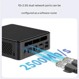 Intel N150/N100 Mini PC Micro NUC Quad-Core Business Desktop Portable Mini Chassis NAS - Compact Business-Class Compututer