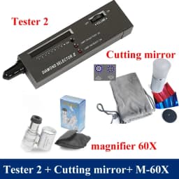 Brand Professional High Accuracy Diamond Tester 2 / 3 Gemstone Gem Selector Jewelry Watcher Tool Led Diamond Indicator Test Pen
