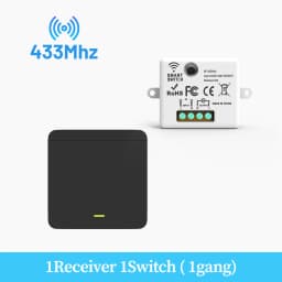 Wireless ON OFF Switch RF433 Module Remote Control Light Switch 1/2/3 Gang Wall Switch for Light Bulb Chandelier 10A 110V 220V