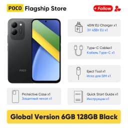 POCO C95 Pro Global Version Smartphone Helio G91-Ultra 7500mAh 45W Turbo Charging 120Hz 50MP 6.9" Display