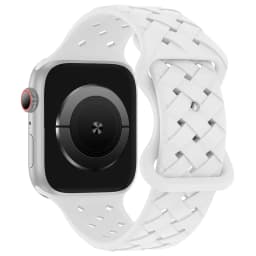 Sport Braided Silicone Strap For Apple Watch Band 44mm 40mm 45mm 49mm 46mm Breathable Bracelet iWatch Series 12 9 7 8 se ultra 4
