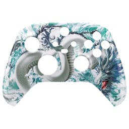 eXtremeRate Custom Pattern Part Faceplate, Soft Touch Grip Front Housing Shell Case for Xbox Series X/S (Xbox Core) Controller