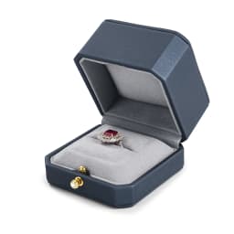 Oirlv Luxurious Velvet Ring Box Set-Elegant Single & Double Ring Holder for Wedding Anniversary Gifts Jewelry Storage Organizer