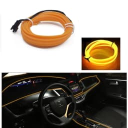 1/2/3/4/5M Car Interior Led Decorative Lamp EL Wiring Neon Strip For Auto DIY Flexible Ambient Light USB Cigar Atmosphere Diode