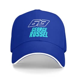 George Russell 63 Casual Baseball Cap Outdoor Gym Hip Hop Hats Summer Sun Couple Women y2k Cute Baseball Caps