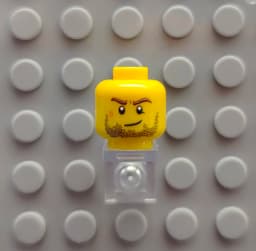 Kury Toys DIY MOC For 3626 1# 1pcs printed parts Single side Building block parts for brick toys