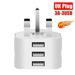 5V 2.1A Dual USB Charger EU US UK Plug Quick Charge Wall Charger Mobile Phone Charging Mini Adapter Travel Charger For Phone