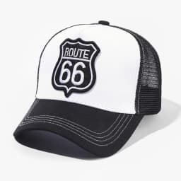ROUTE 66 Baseball Cap Spring Autumn Mesh Snapbac Hat For Women Men Trucker Hat