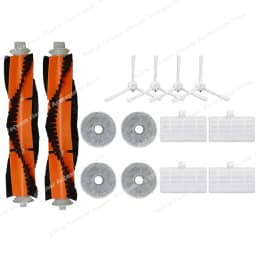 Compatible for Xiaomi Lydsto W2 / Kyvol Cybovac S60 / Blaupunkt Bluebot OMEGA / Inic IX10 Side Brush Hepa Filters Mop Parts