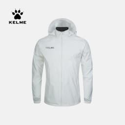 KELME Men's Waterproof Jacket Windbreaker Soccer Training Lightweight Training Outwear Quick Dry Coat 8163WT1001