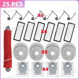 Fit For Roborock QR 798/ QR 598/ QV 35A/ QV 35S/ Qrevo L/ Qrevo L Pro/ Qrevo S Pro Parts Main Side Brush Filter Mop Cloth Bag