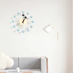 Quiet Round Ball Wood Wall Clock Home Decor Modern Design 3D Clocks for Living Room Decoration Accessories with Import Movement