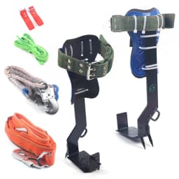 Tree Pole Climbing Spike Set Safety Belt Straps Portable Climb Trees Tool for Outdoor Fruit Pick