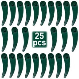 25Pieces Grass Trimmer Replacement Plastic Blades for Bosch ART 26-18Li ART 23-18 Li Grass Trimmers Polymer Blade Cutting System