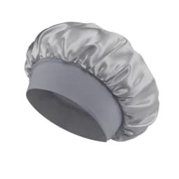 Satin Bonnets Night Sleeping Cap Large Elastic Wide Soft Band Colorful Silk Hat for Curly Hair Care Beauty Makeup for Women