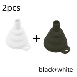 Mini Foldable Funnel Silicone Collapsible Portable Funnels for Fuel Hopper Beer Oil Kitchen Accessories Tools Items