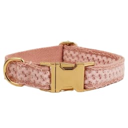 Pink Lace Dog Collar Personalizd Custom Engraved Nameplate Pet Wedding Collar Harness For Dogs Dog Accessories Luxury Lace03