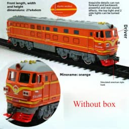 Simulation Dongfeng Train Head Aole Diesel Locomotive 4B Electric Track Train Collection Vehicle Toys