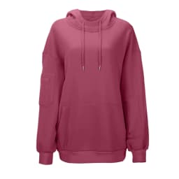 Chic Hoodies With Eye Mask Solid Color Plus Size Hooded Sweatshirts Women Y2k Clothes Multi-Pockets Casual Oversize Pullover
