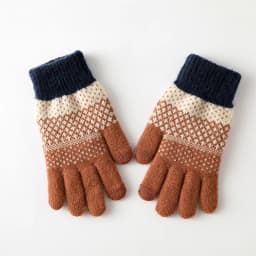KayCrowne New Full Finger Touch Screen Gloves For Winter Grace Thick Warm Cycling Acrylic Skiing Riding Women Knitted Gloves Men