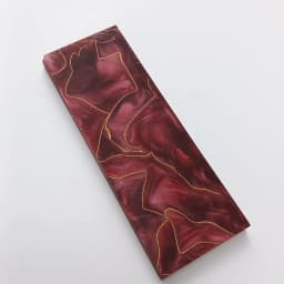 1piece Copper Mesh Resin Knife Handle Material DIY Patch Decor Scales Slabs Blank 120x40x8mm Resin Compression Template Plate