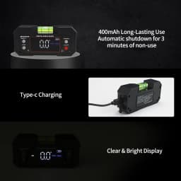 SHANHR Digital Angle Finder with Level Bubble Dual Axis Rechargable Digital Angle Gauge Magnetic Digital Level Box Protractor
