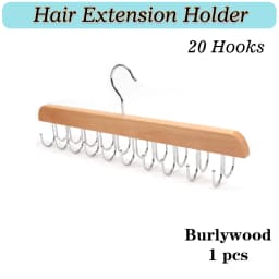 1Pcs Double-Sided Hanging Hair Racks Organizers And Storage For Hair Styling Display & Storage Wig Stand Hair Extension Holder