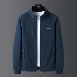 Mens Wool Liner Jackets New Winter Men Thicken Jacket Fleece Warm Stand Collar Men Outdoor Coats Casual Long Sleeve Outwear 5XL