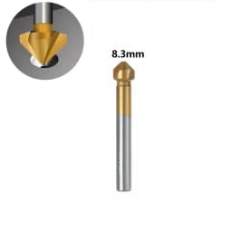 1PCS 6.3-20.5mm Countersunk Drill Bit Chamfering Tools Countersunk Drill 3 Flute 61mm 90 Degree Chamfer Cutter For Hard Metals