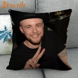 New Arrival Egor Kreed Pillowcase Bedroom Home Decorative Cover 45x45cm Square Zipper Pillow Cases Cotton Linen Fabric No Fade