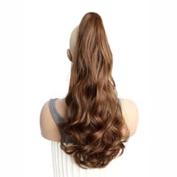 Synthetic Long Curly Ponytail Heat-resistant Claw Clip in Hair Extension Daily Easy to Wear Hairpiece for Women