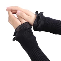 Gothic Retro Black Detachable Sleeve Fake Cuffs Multi Layer Lace Patchwork Princess Sweater Decorative Wristband Dropshipping