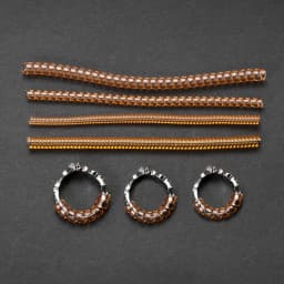 4Pcs/Lot Gold Spiral Based Ring Tools Spring Coil Ring Size Adjuster Guard Tightener Reducer Resizing Tool For Jewelry Making