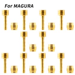 MUQZI 10 Set Bicycle Brake Olive For BH90 BH59 SRAM MAGURA TEKTRO Brake Insert Needle Bike Hydraulic Disc Brake Hose Connector