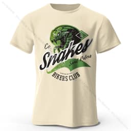 Essential Crew Neck Printed 100% Cotton T-Shirt, Soft & Breathable Short Sleeve Tee for Men & Women