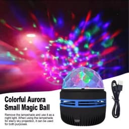 LED Galaxy Projector Night Light USB Rotating Magic Star Moon Lamp Remote Control Colorful Sky Light for Bedroom Kids Room Decor