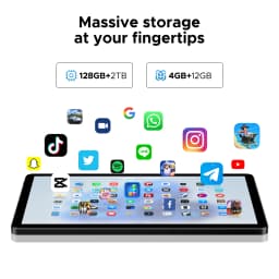DOOGEE U11 2 in 1 Tablet PC Android 15 16GB(4+12) 128GB 11" Ultra-clear 90Hz Display Unisoc T606 8580mAh Battery Widevine L1