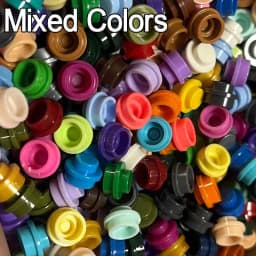Bulk Buy Plate 1x1 Round DIY Pixel Art Remix 53+ Colors Building Block MOC Parts Brick Mosaic Maker Toys 4073/6141 4600pcs/Lot