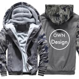 Custom Design Hoodies Men Cool Coat Thicken Make Your Design Logo Text Sweatshirt Mans Jacket Hoody